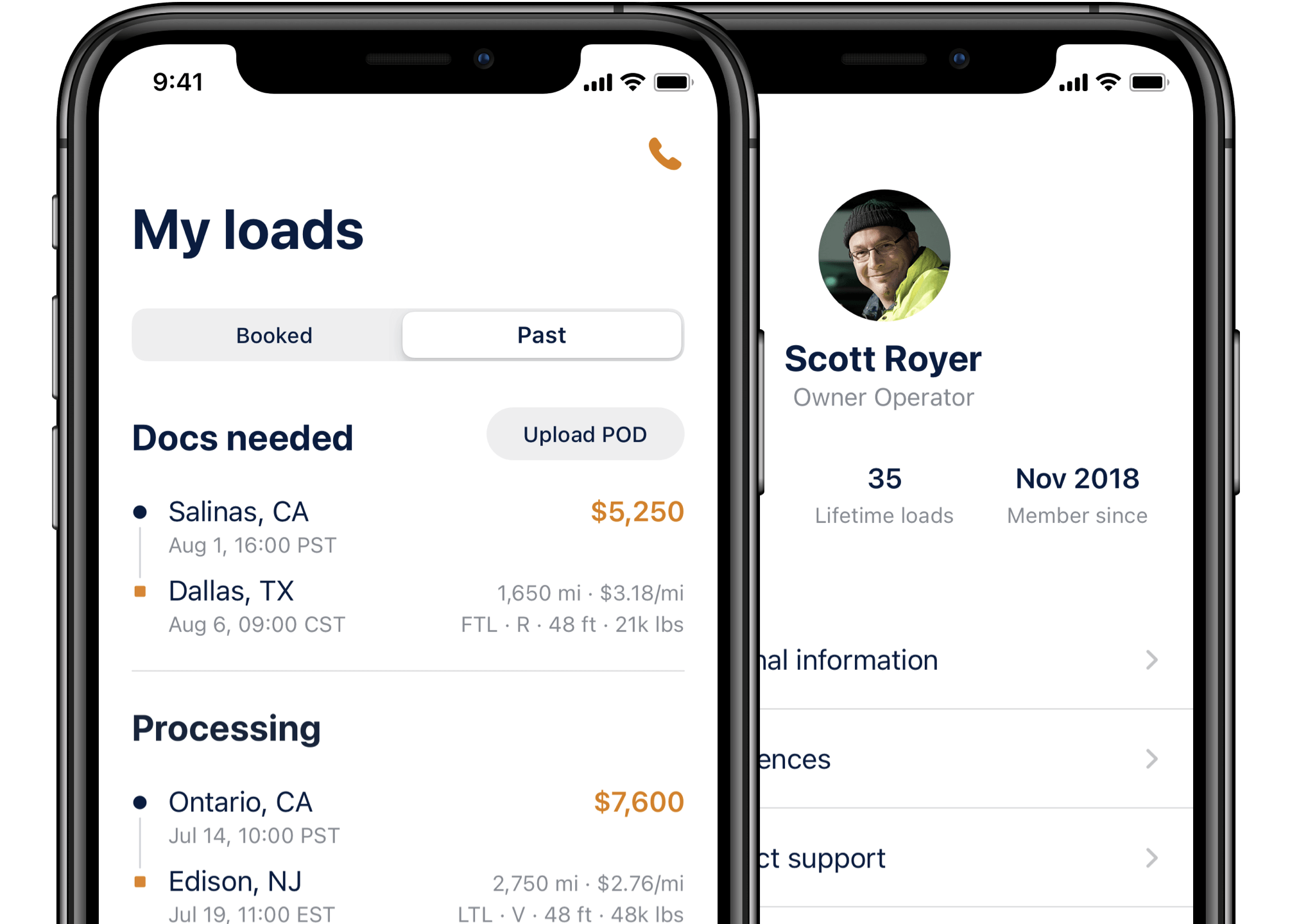 Hwy Haul Driver App